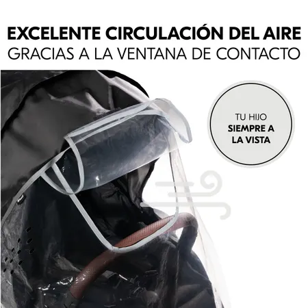Buena circulación del aire y proximidad al niño
