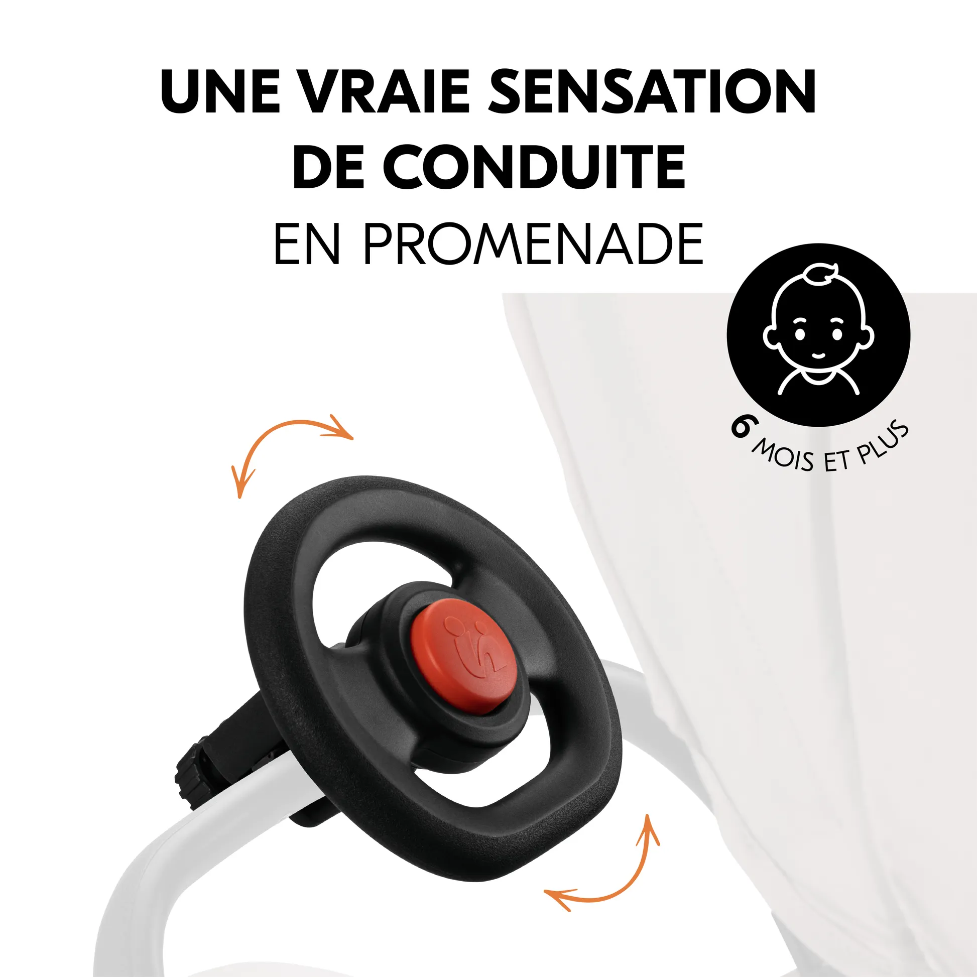 Pushchair Steering Wheel
