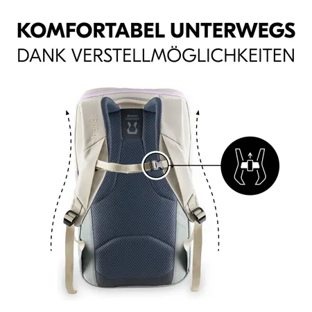 Komfortabel unterwegs dank Verstellmöglichkeiten