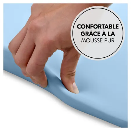 Surface confortable grâce à la mousse PUR