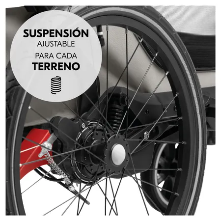 Suspensión ajustable para cualquier terreno