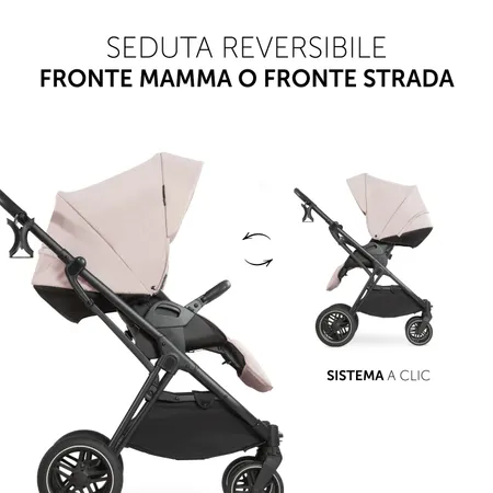 Seduta reversibile con due direzioni