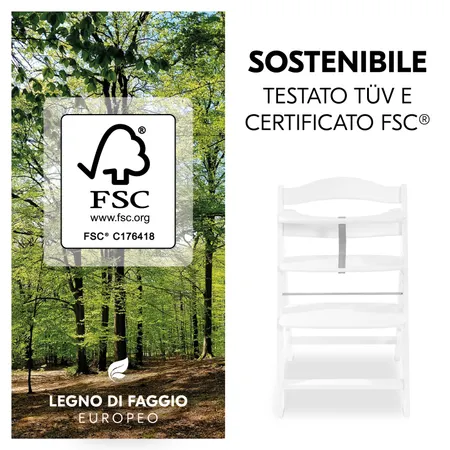 Legno sostenibile e certificato FSC®