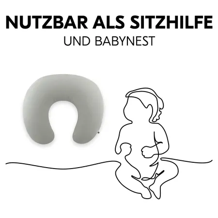 Auch nutzbar als Sitzhilfe und Babynest
