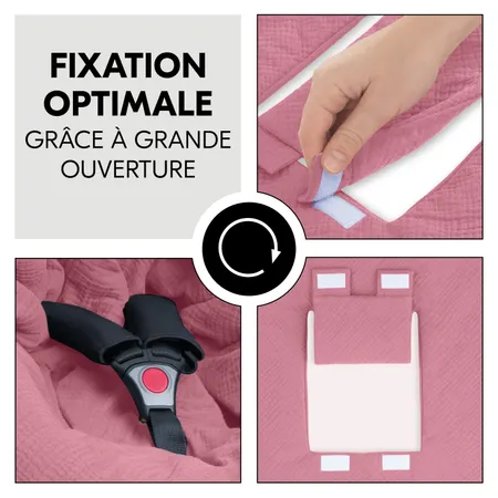 Forme optimale grâce à la grande fente de harnais