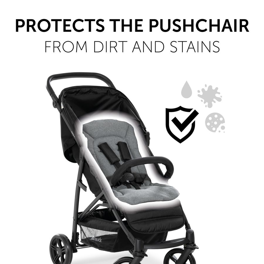 Protects the pushchair seat