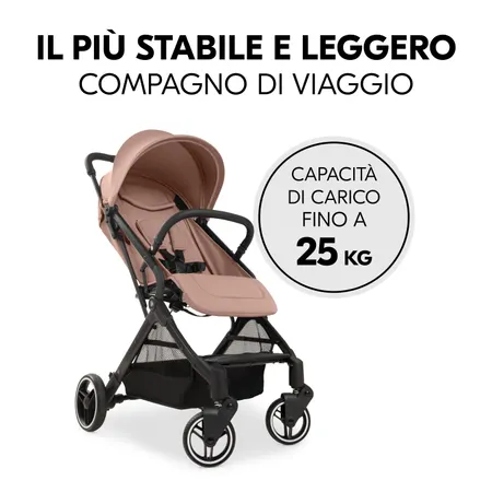 Passeggino hauck leggero, maneggevole e resistente