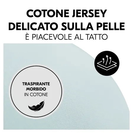 Morbida fodera in cotone traspirante