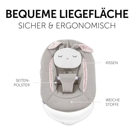 Mit Kissen und Polsterung für Babys