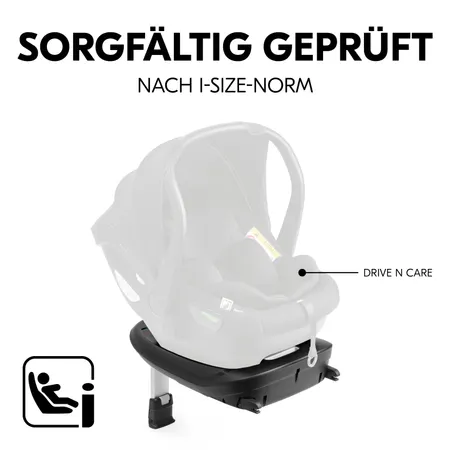 Sorgfältig nach i-Size-Norm geprüft