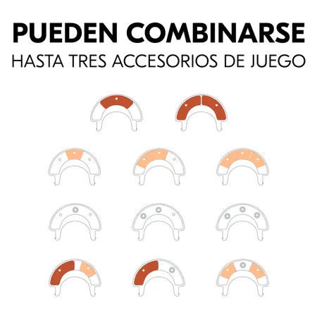 Combinación de hasta tres juegos