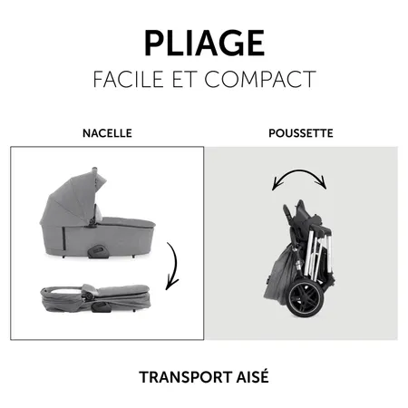 Pliage facile et compact