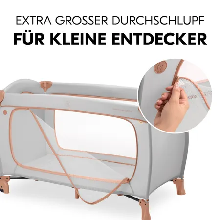 Extra großer Durchschlupf für kleine Entdecker