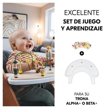 Set de juego y aprendizaje para la trona del bebé