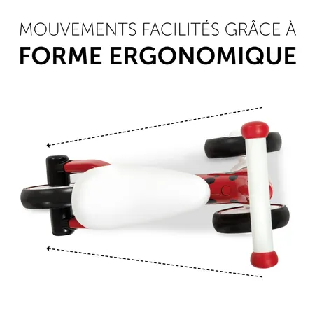 S’elancer facilement grâce à forme ergonomique