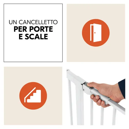 Cancelletto per porte e scale larghe 84-89 cm