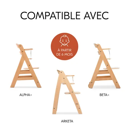 Parfaitement adapté à votre chaise haute hauck