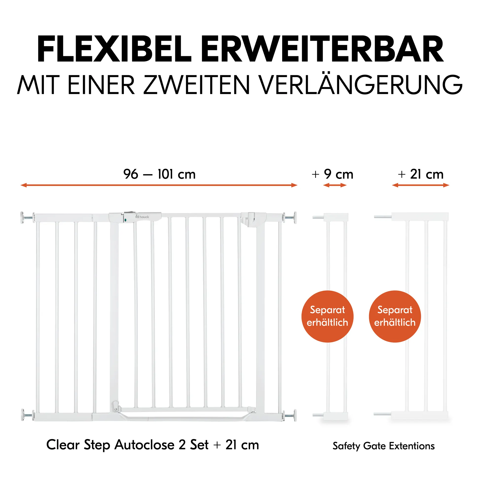 Clear Step Autoclose 2 Set +21 cm