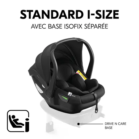 Standard i-Size + base Isofix séparée