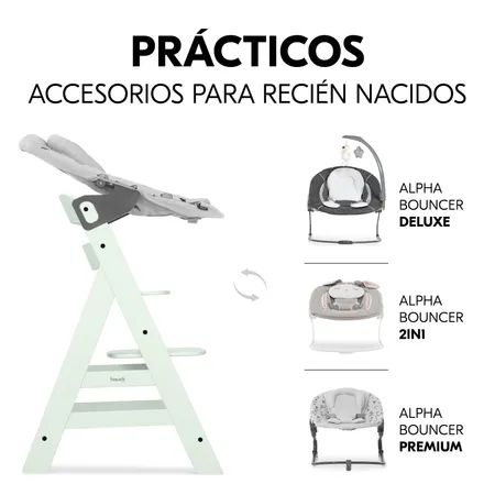 A la altura de los ojos desde el nacimiento