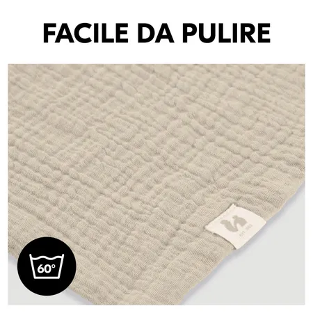 Facile da pulire e lavabile a 60° C