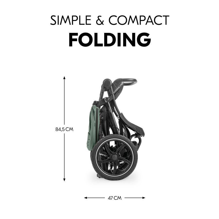Folds up easily