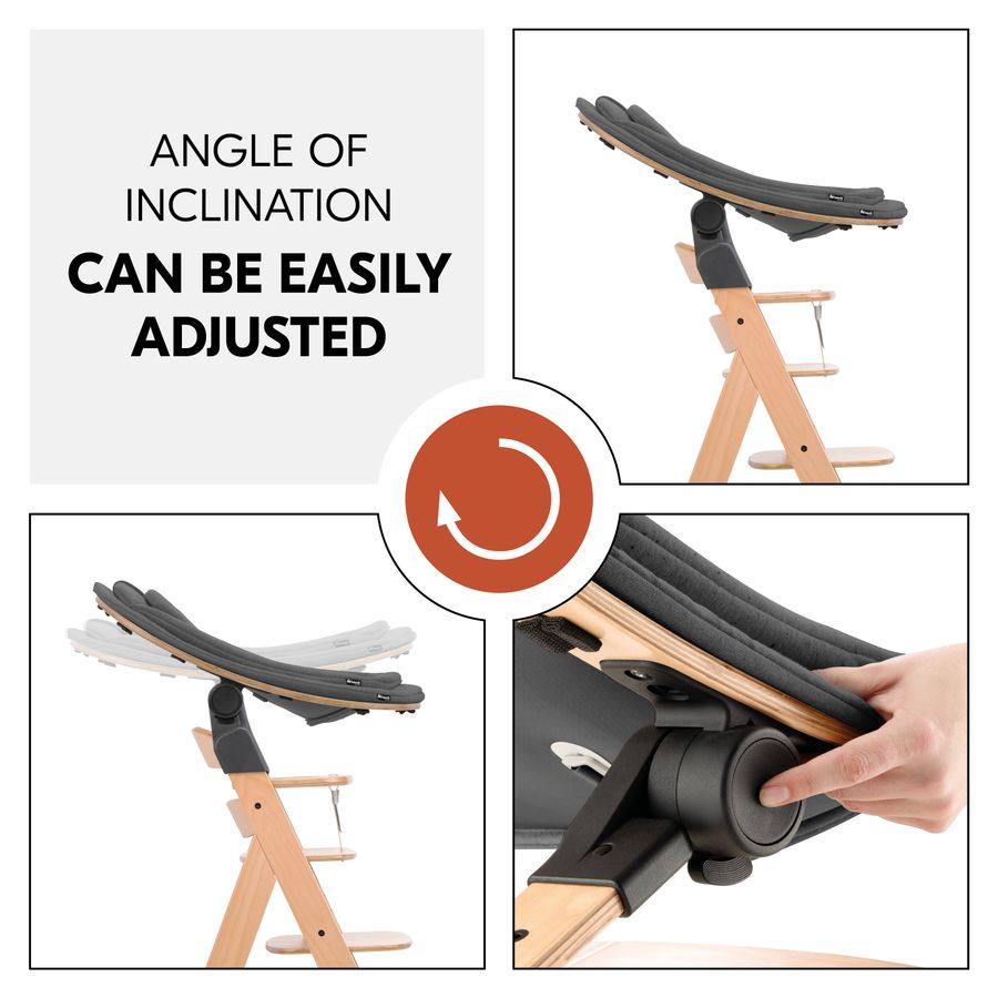 From sitting to lying and back again