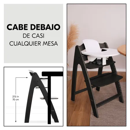 Cabe debajo de casi cualquier mesa
