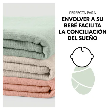 Envuelto como soporte óptimo para dormir