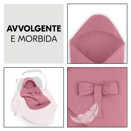 Imbottitura avvolgente e cappuccio protettivo