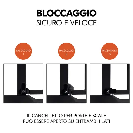 Bloccaggio rapido e sicuro