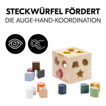 Steckspiel fördert die Auge-Hand-Koordination