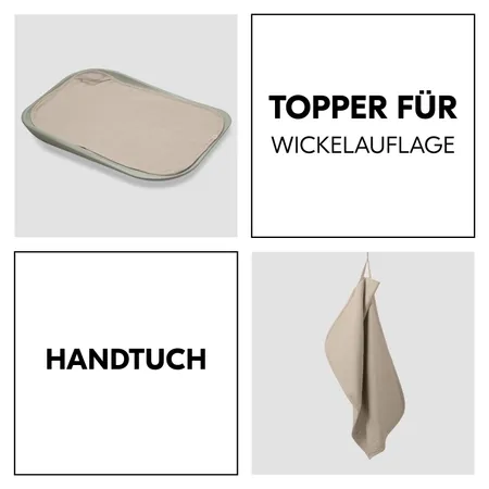 Wickelauflage oder Handtuch? Beides!