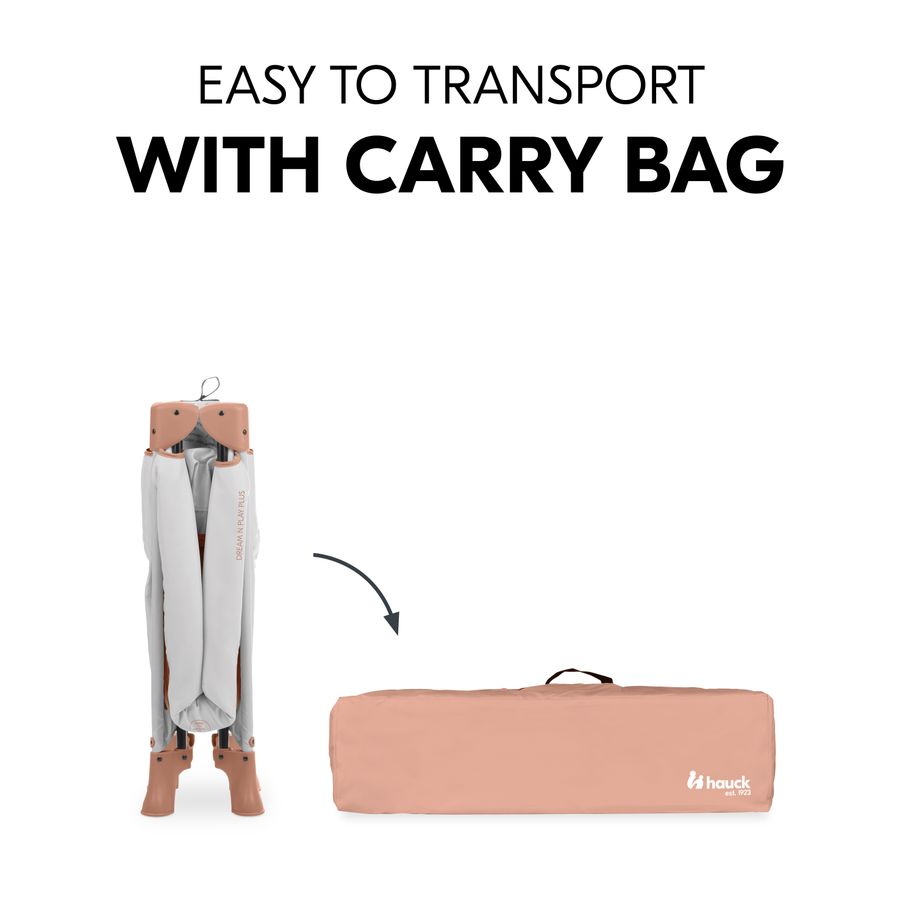 Easy to transport with a carry bag