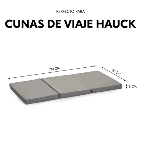 Se adapta a todas las cunas de viaje hauck