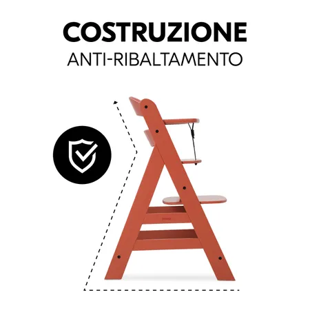 A prova di ribaltamento, grazie alla sua stabilità