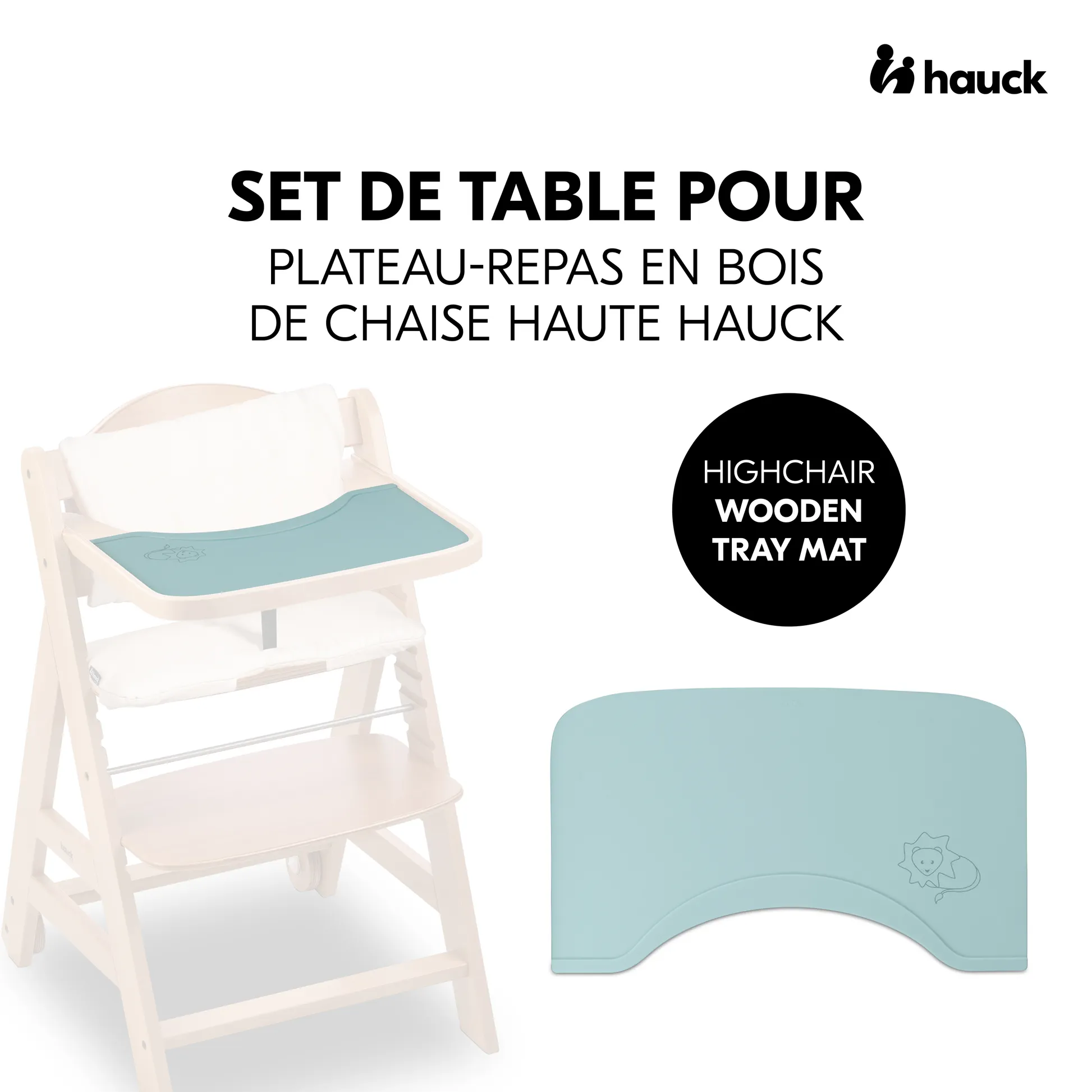 Highchair Wooden Tray Mat