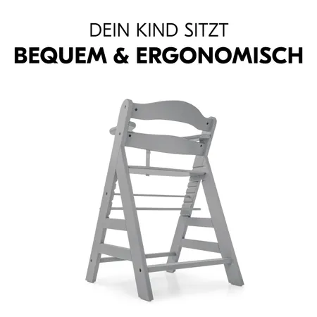 Ein ergonomischer Hochstuhl, der mitwächst