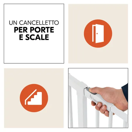 Cancelletto a pressione per porte e scale standard
