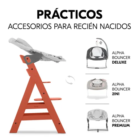 A la altura de los ojos desde el nacimiento