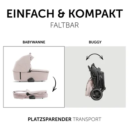 Einfach und kompakt faltbar