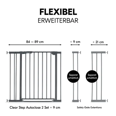 Flexibel erweiterbar dank separater Verlängerungen