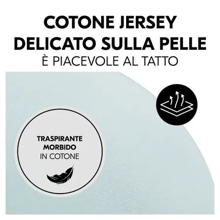 Morbida fodera in cotone traspirante