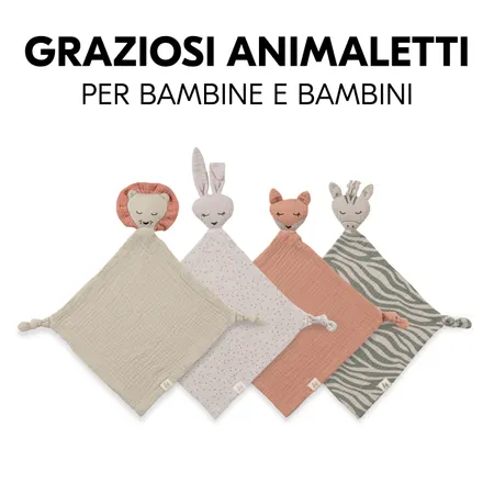 Grazioso design con animaletti per bimbi e bimbe
