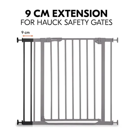 Extension compatible with safety gates by hauck