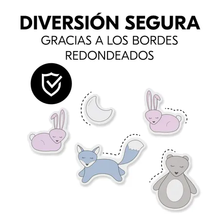 Bordes redondeados para mayor seguridad