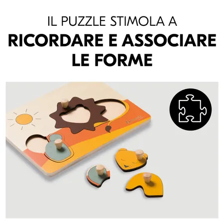 Puzzle che allena a ricordare ed abbinare le forme