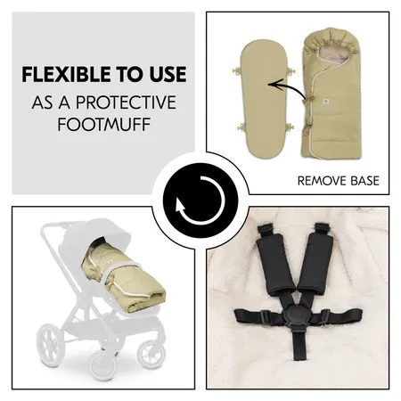 Can be used as a protective footmuff