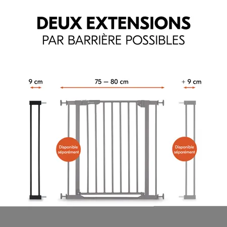 Deux extensions par barrière possibles