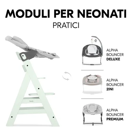 Dalla nascita, alla stessa altezza della famiglia